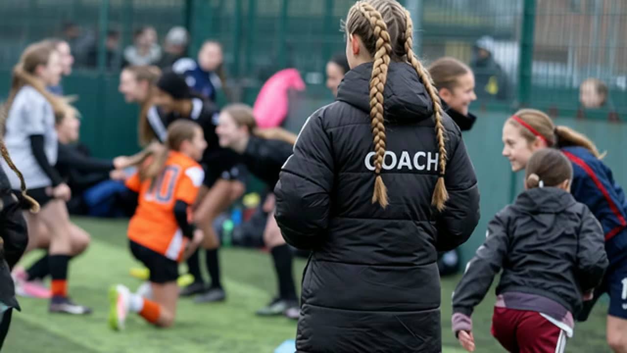 Coach leading a training session